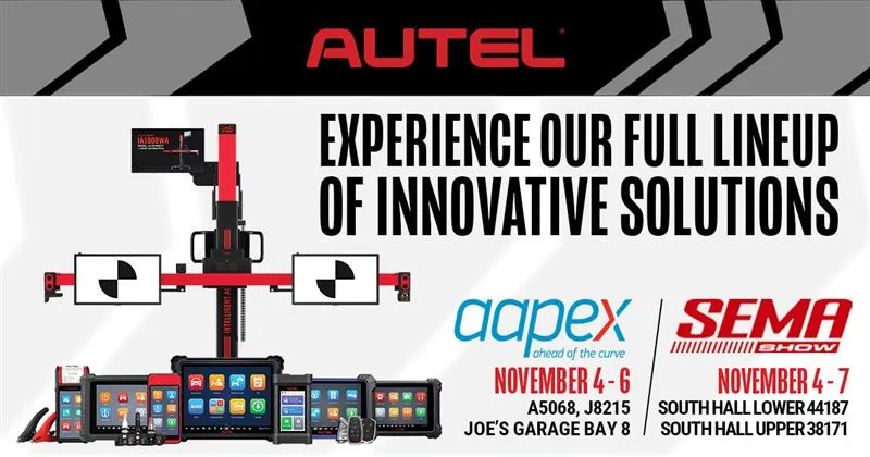 Visit Autel at AAPEX and SEMA 2025