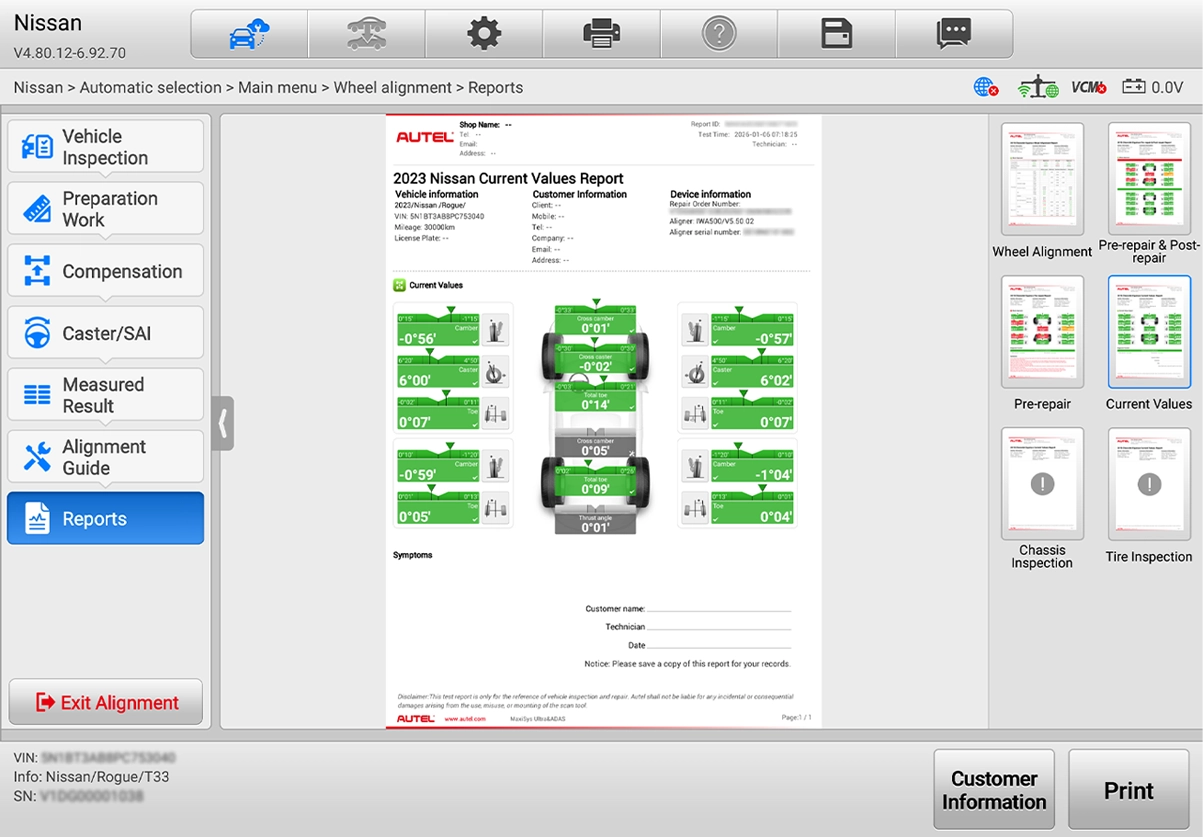 Comprehensive Reporting