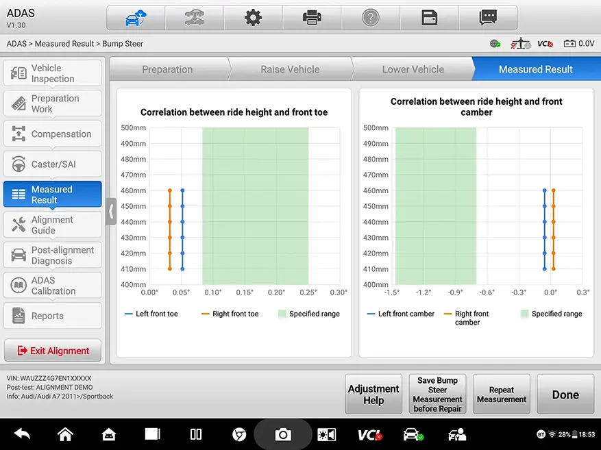 Bump Steer Diagnosis