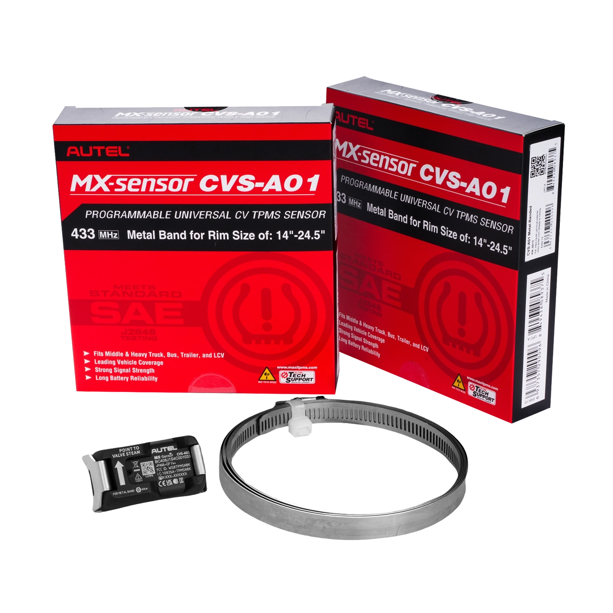 CVS-A01 Metal Strap Programmable CV TPMS Sensor metal band