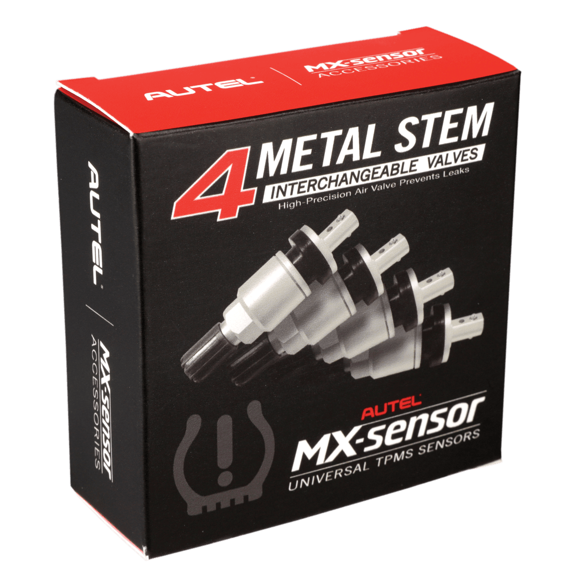 4 Metal Press-in Valve Stems