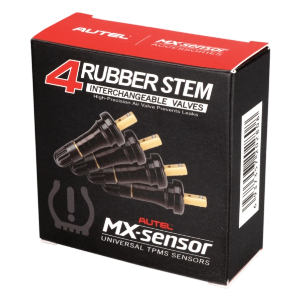 4 Rubber Press-in Valve Stems