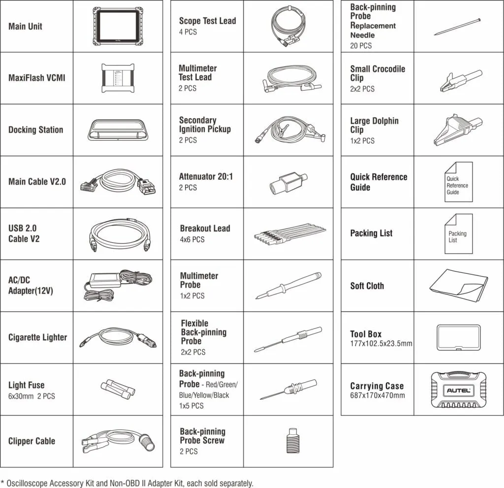 MaxiSYS Ultra Accessories
