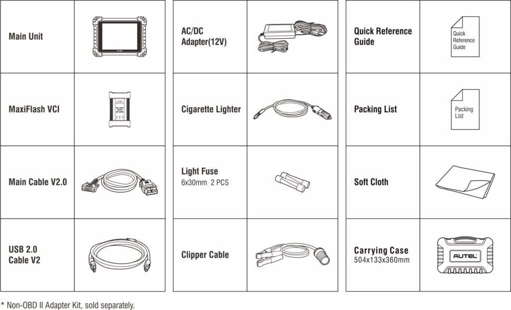 MaxiSYS MS909 Accessories