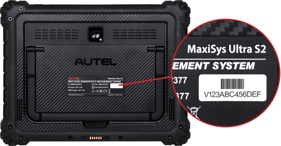 Ultra S2 Serial Number
