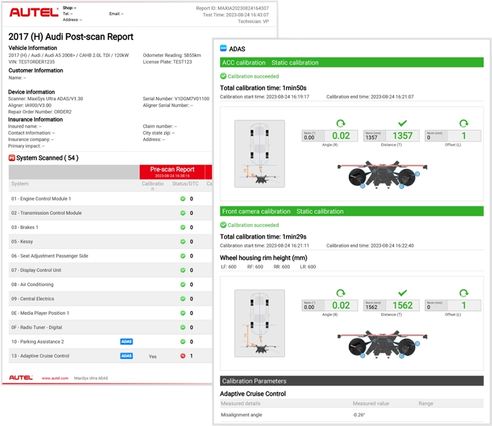 adas collision reports