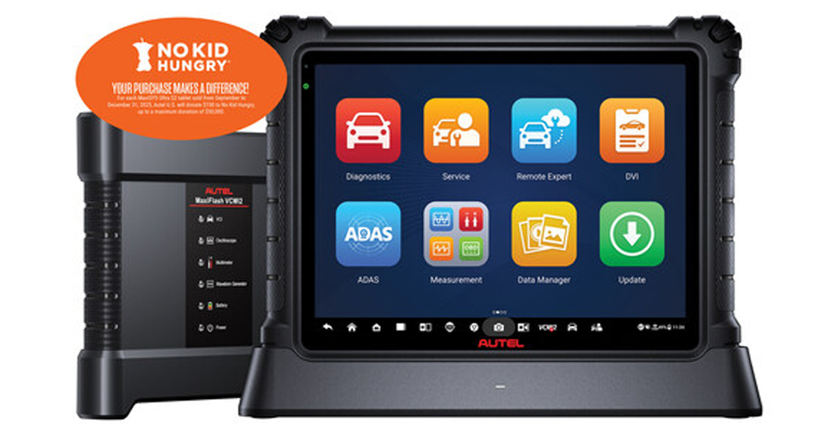 Autel U.S. Announces Donation of $50,000 to No Kid Hungry