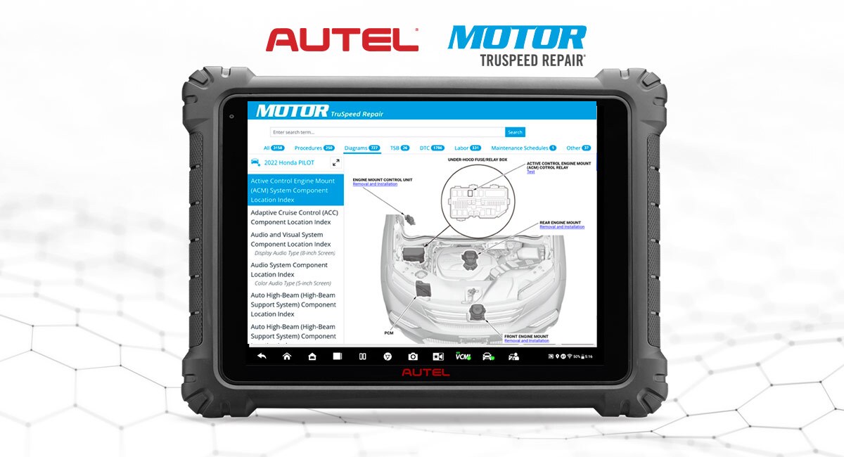 MOTOR TruSpeed Repair Data