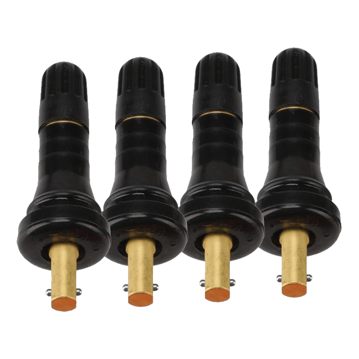 4 Rubber Press-in Valve Stems