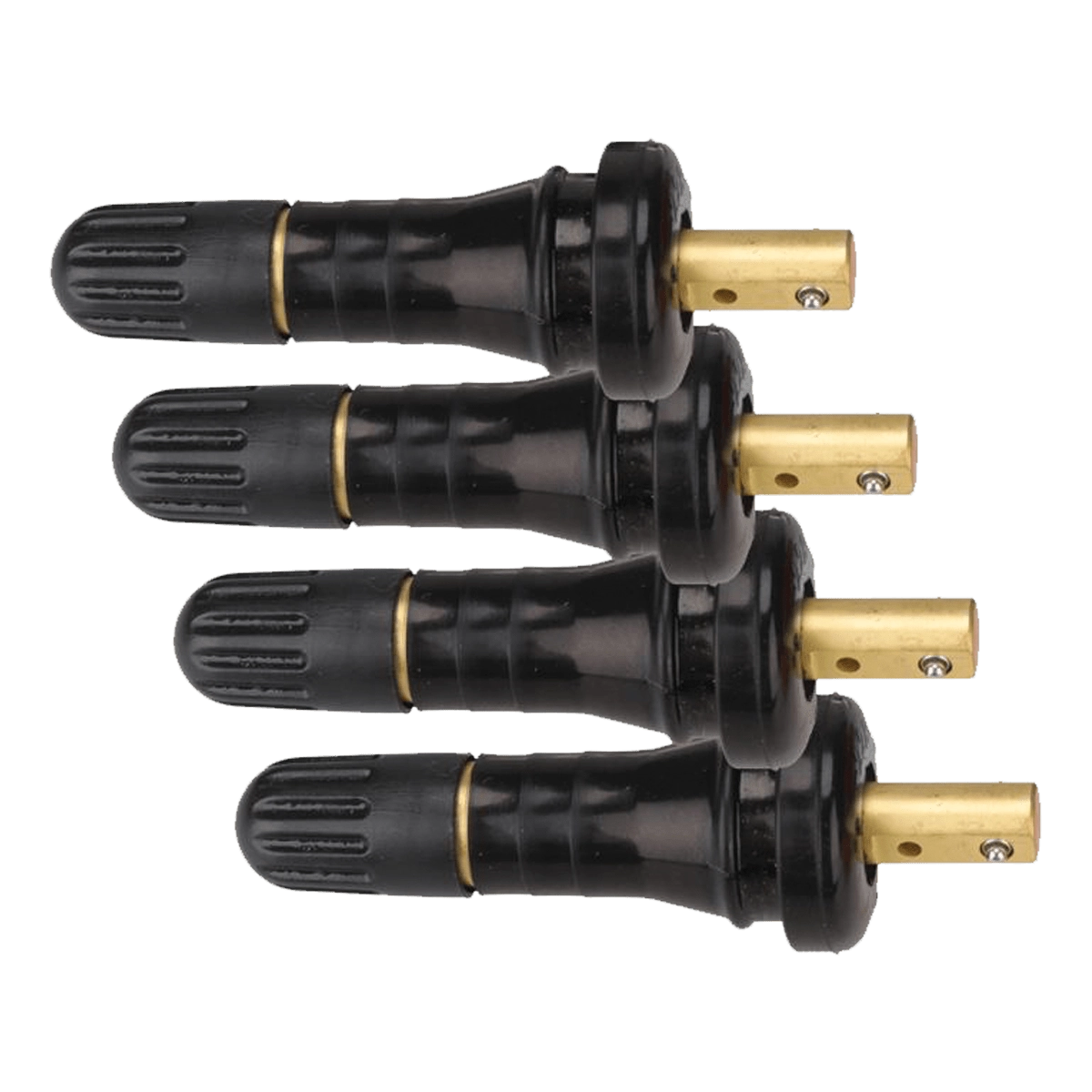 4 Rubber Press-in Valve Stems
