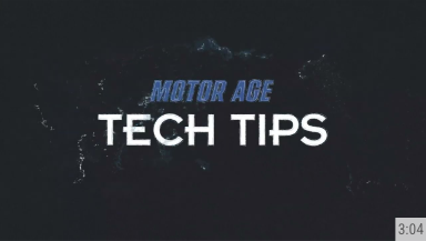 Motor Age Tech TIps