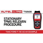 MaxiTPMS TS508 Relearn Procedure