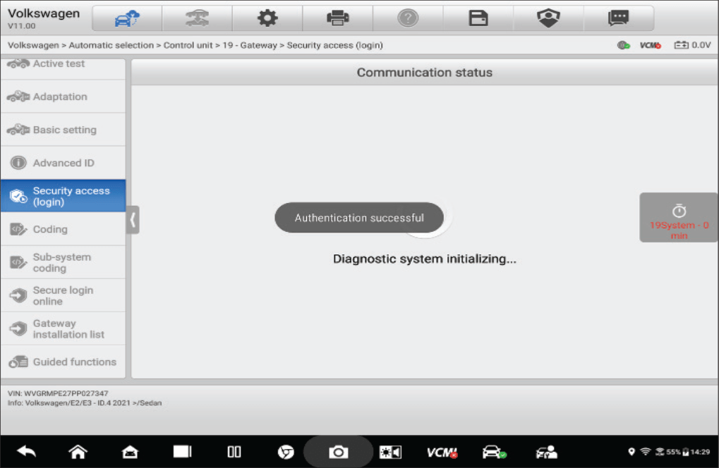 Authentication Successful
