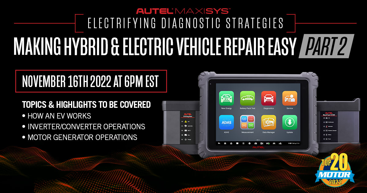 EV Training Webinar