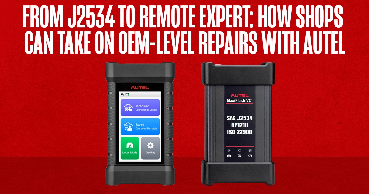 From J2534 to Remote Expert: How Shops Can Take on OEM-Level Repairs with Autel