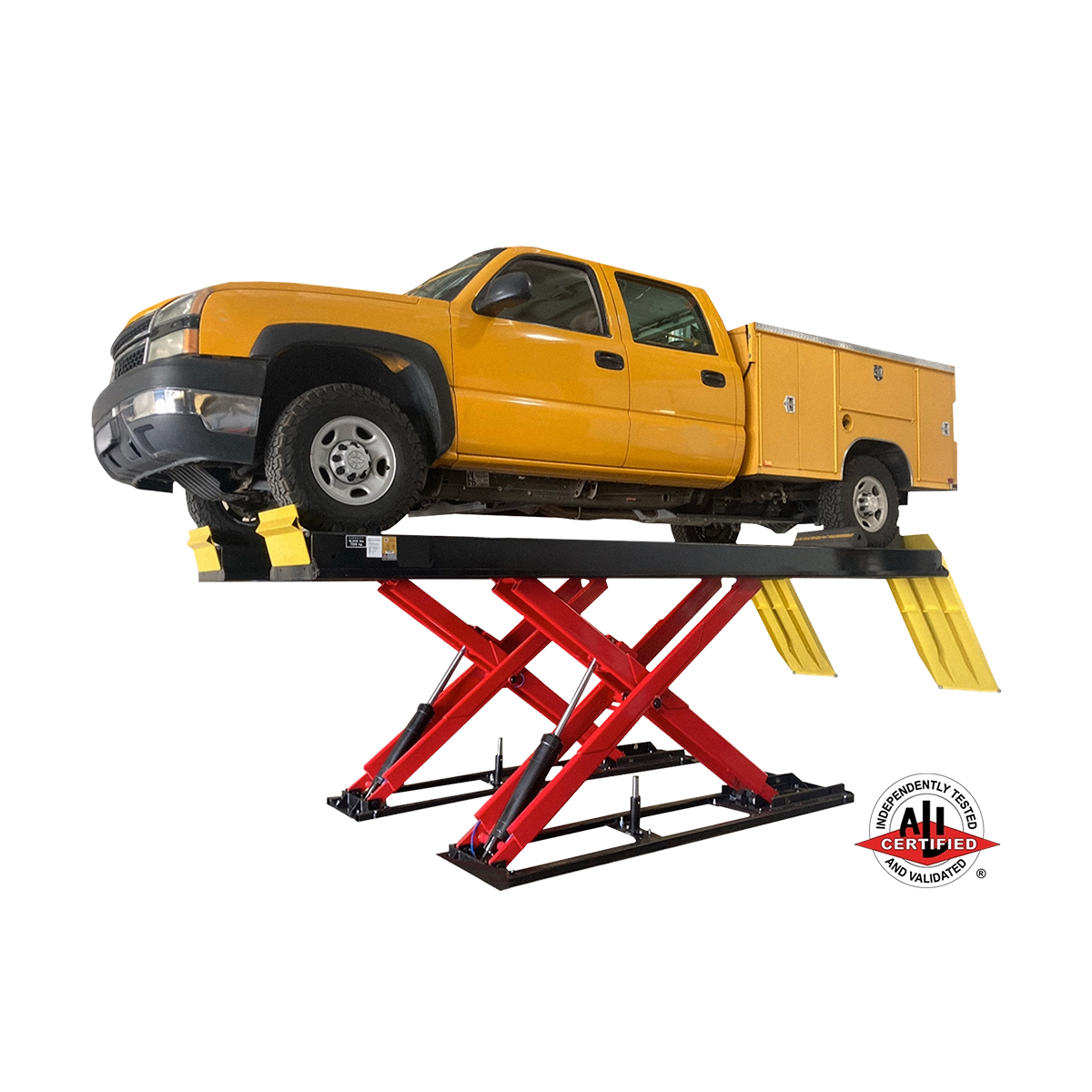 16K Surface-Mounted Scissor Lift with Extended Runways