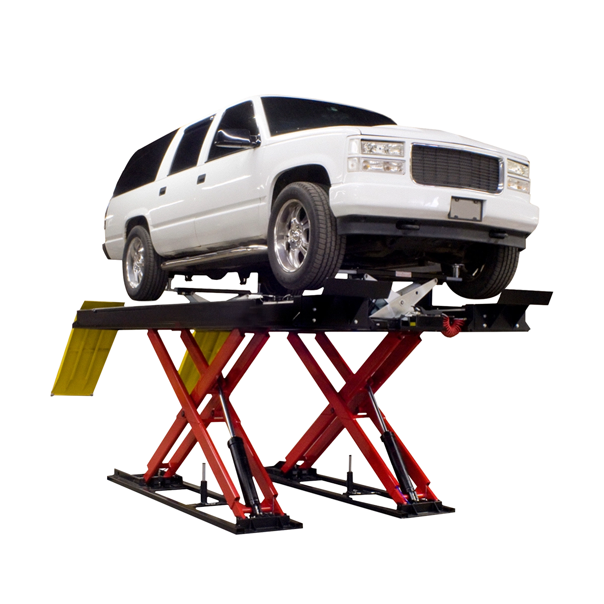16K Surface-Mounted Scissor Lift with Extended Runways