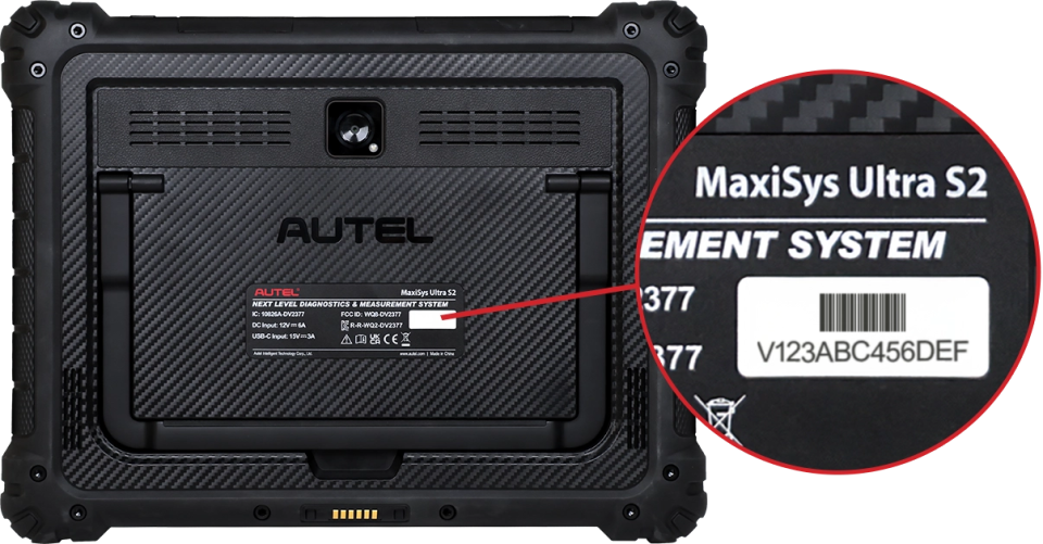 Ultra S2 Serial Number