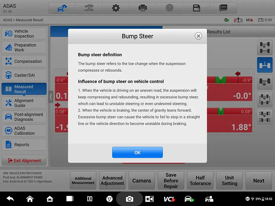 Bump Steer Definition