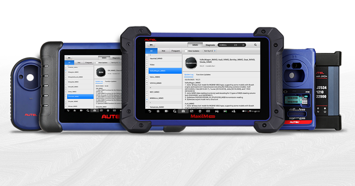 AUTEL ADDS 2024/2025 IMMO & KEY PROGRAMMING FUNCTIONALITY