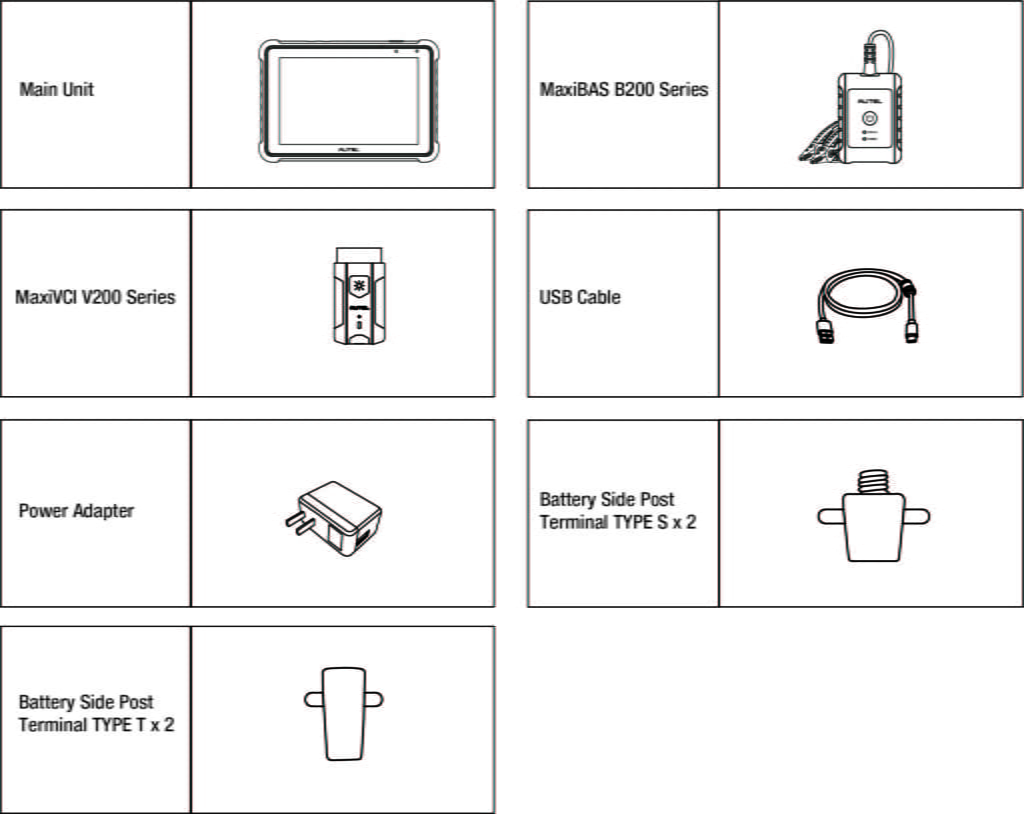 MaxiBAS BT609 Accessories