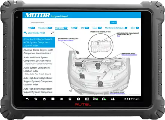 MOTOR Repair Data