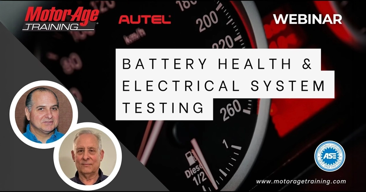 Battery Health & Electrical System Testing