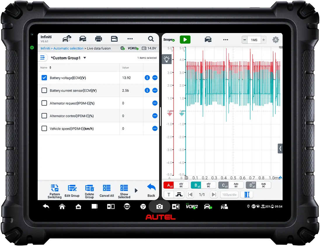 MaxiSYS Ultra S2 Oscilloscope