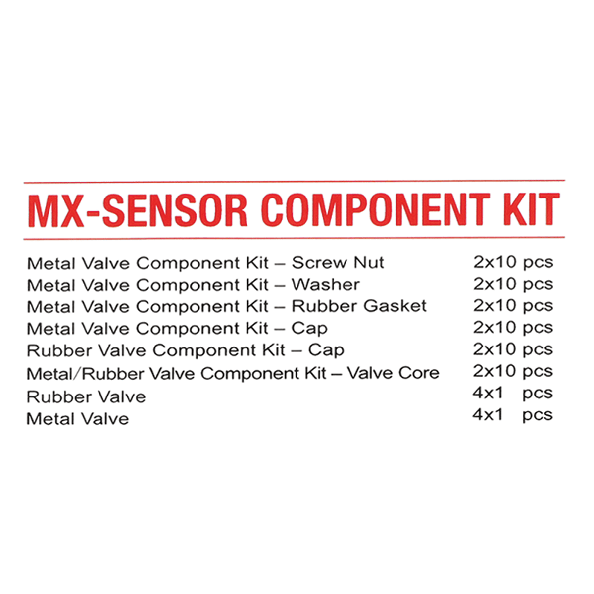 MX-SENSOR COMPONENT KIT