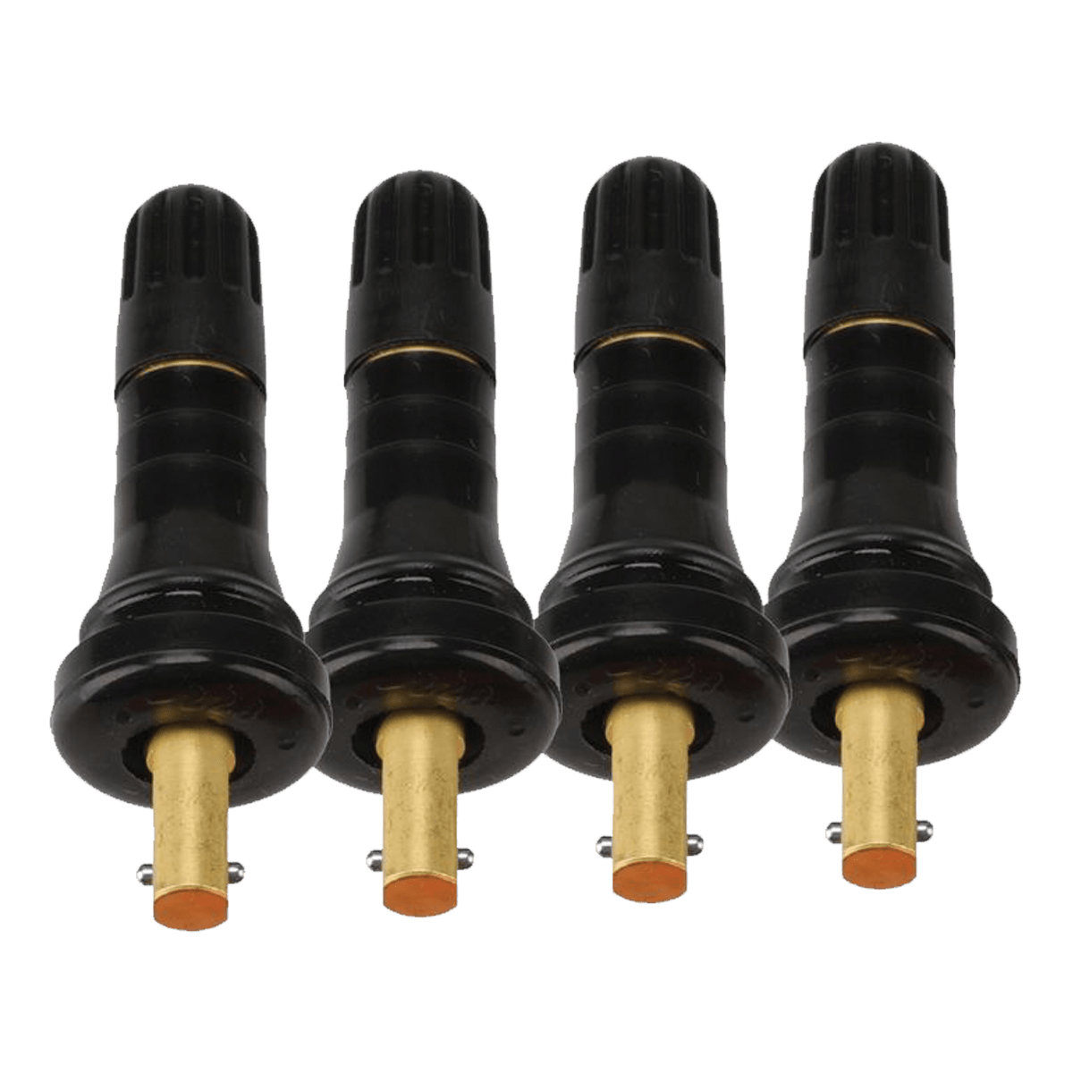 4 Rubber Press-in Valve Stems