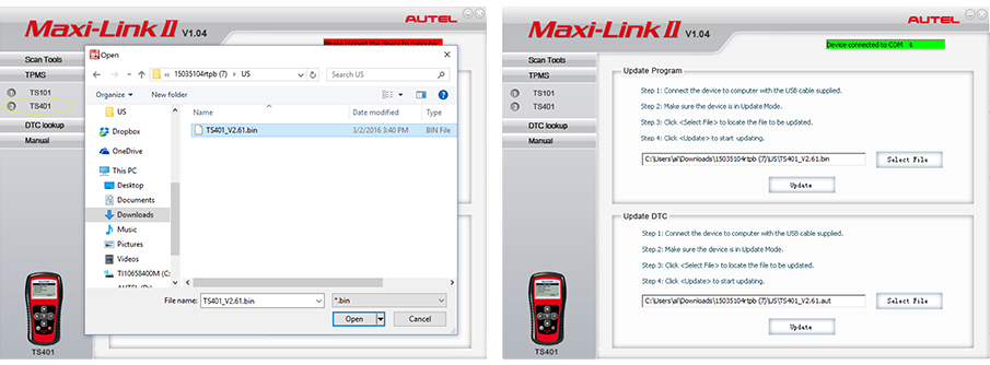 Launch MaxiLINK II