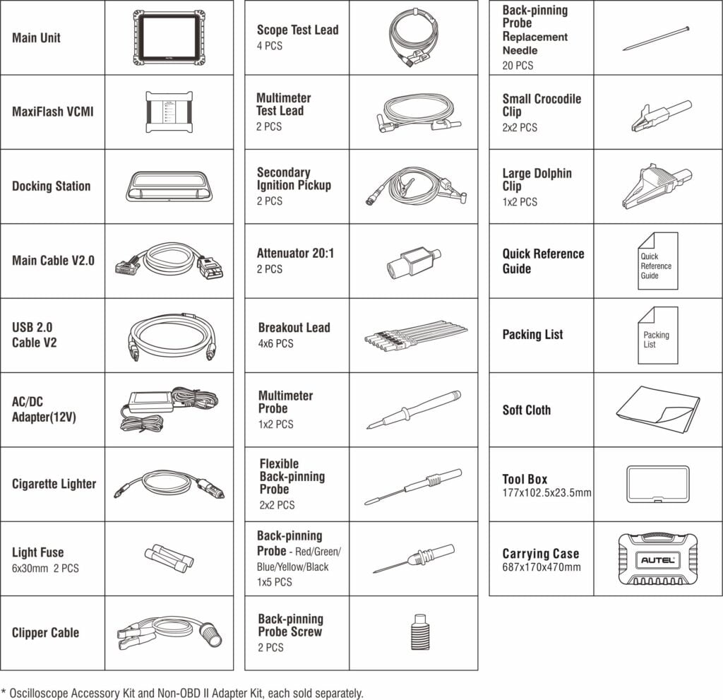 MaxiSYS Ultra Accessories